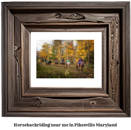 horseback riding near me in Pikesville, Maryland